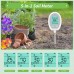 Landrip Soil Moisture Meter Record Saving，5-in-1 Soil Meter for Temperature, Soil PH, Moisture, Nutr,Sunlight for Care Flower Potted Plants Garden Farm Lawn