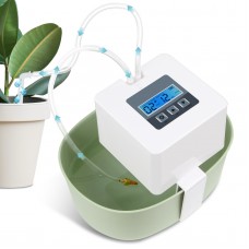 Landrip Automatic Irrigation System, Indoor Automatic Plant Watering System Automatic Plant Waterer,Battery & USB Power Operation Holiday Plant Watering Devices for Indoor Potted Plants